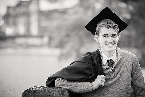 Jameson: Senior Portrait Session in The Flats, Cleveland