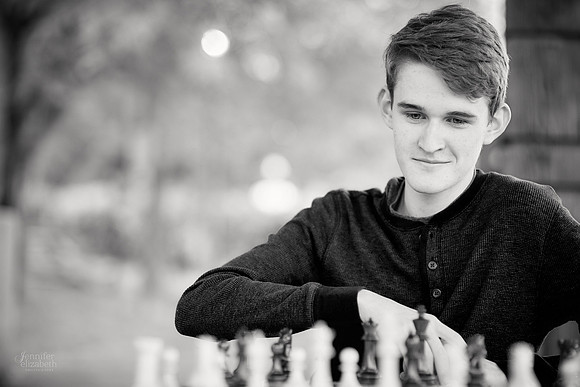 Jameson: Senior Portrait Session in The Flats, Cleveland