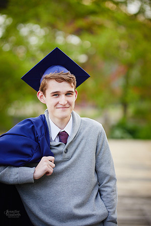 Jameson: Senior Portrait Session in The Flats, Cleveland