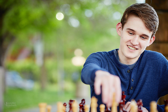 Jameson: Senior Portrait Session in The Flats, Cleveland
