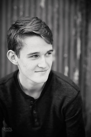 Jameson: Senior Portrait Session in The Flats, Cleveland