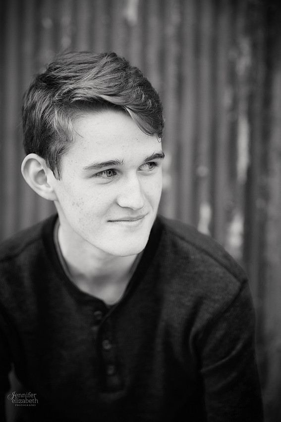 Jameson: Senior Portrait Session in The Flats, Cleveland