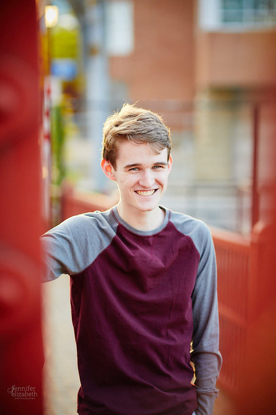 Jameson: Senior Portrait Session in The Flats, Cleveland