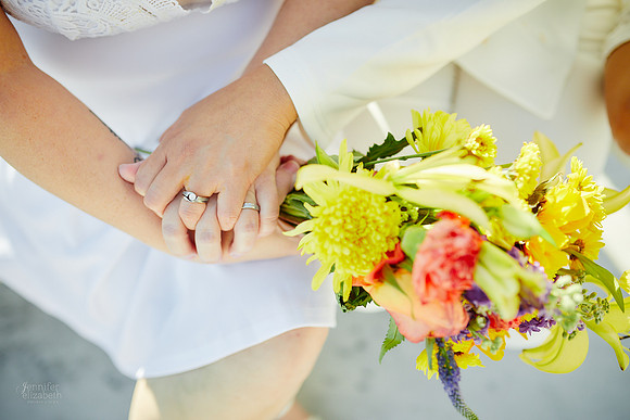 Cat & Jenn: Wedding Portrait Session at Wade Lagoon and the Cleveland Museum of Art