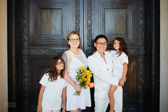 Cat & Jenn: Wedding Portrait Session at Wade Lagoon and the Cleveland Museum of Art