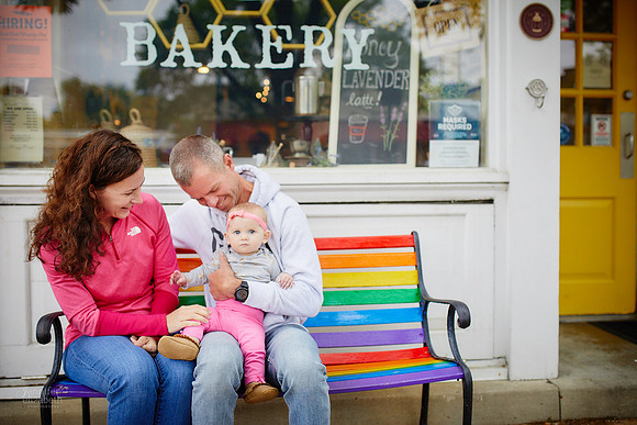 The S Family: Portrait Session in Downtown Worthington