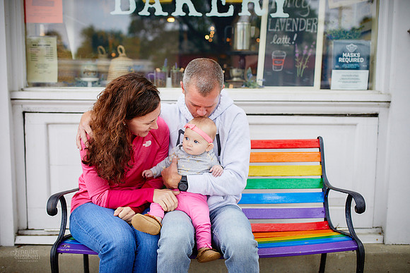 The S Family: Portrait Session in Downtown Worthington
