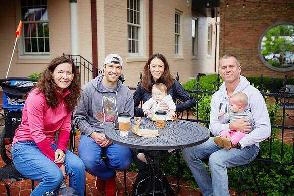 The S Family: Portrait Session in Downtown Worthington