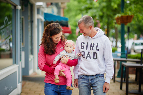 The S Family: Portrait Session in Downtown Worthington