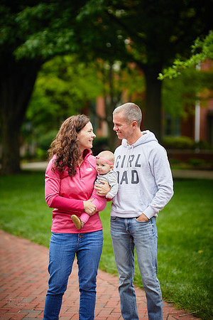 The S Family: Portrait Session in Downtown Worthington