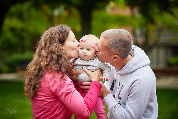 The S Family: Portrait Session in Downtown Worthington