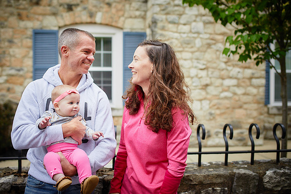 The S Family: Portrait Session in Downtown Worthington