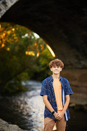 Cohen: Senior Session at Franklin Mills Riveredge Park and Stow-Munroe Falls High School