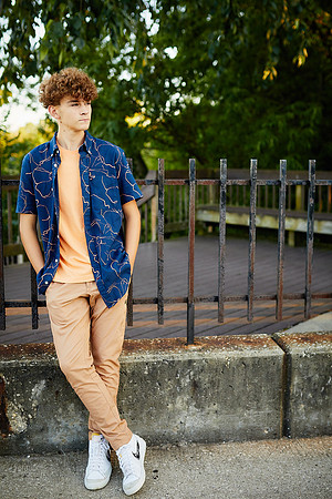 Cohen: Senior Session at Franklin Mills Riveredge Park and Stow-Munroe Falls High School