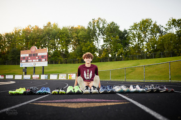 Cohen: Senior Session at Franklin Mills Riveredge Park and Stow-Munroe Falls High School