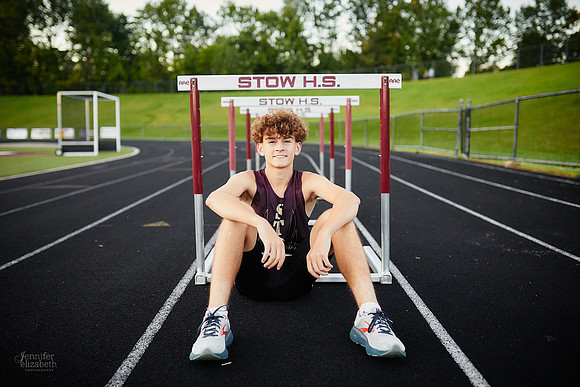 Cohen: Senior Session at Franklin Mills Riveredge Park and Stow-Munroe Falls High School