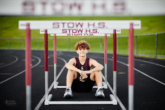 Cohen: Senior Session at Franklin Mills Riveredge Park and Stow-Munroe Falls High School
