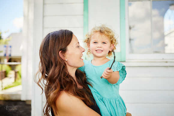 The S Family: Portrait Session at Hilliard Historic Village in Columbus