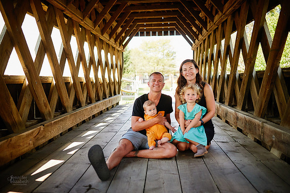 The S Family: Portrait Session at Hilliard Historic Village in Columbus