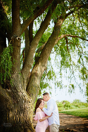 Gina: Maternity Portrait Session at Edgewater Park in Cleveland