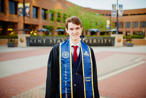 Jameson: Graduation Senior Portrait Session at Kent State University