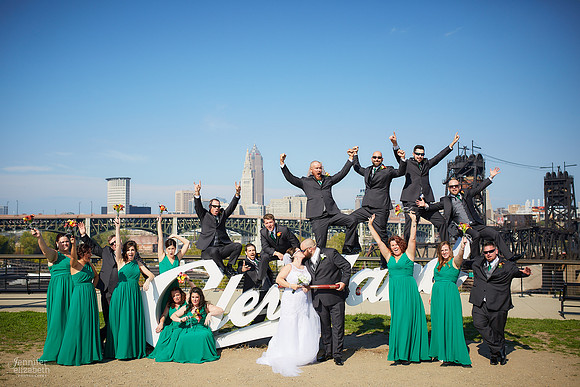 Megan & Rich's Fall Cleveland Wedding in Willoughby and The Flats