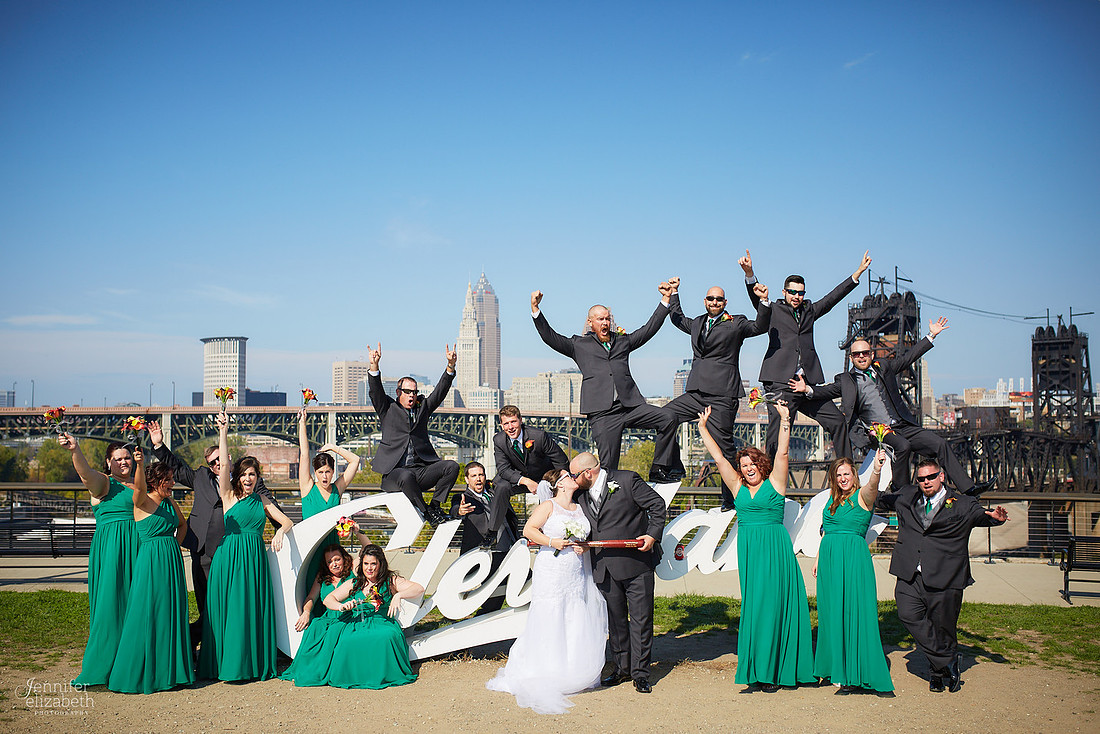 Megan & Rich's Fall Cleveland Wedding in Willoughby and The Flats