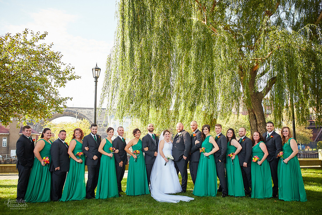 Megan & Rich's Fall Cleveland Wedding in Willoughby and The Flats