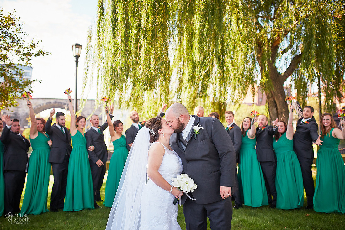 Megan & Rich's Fall Cleveland Wedding in Willoughby and The Flats