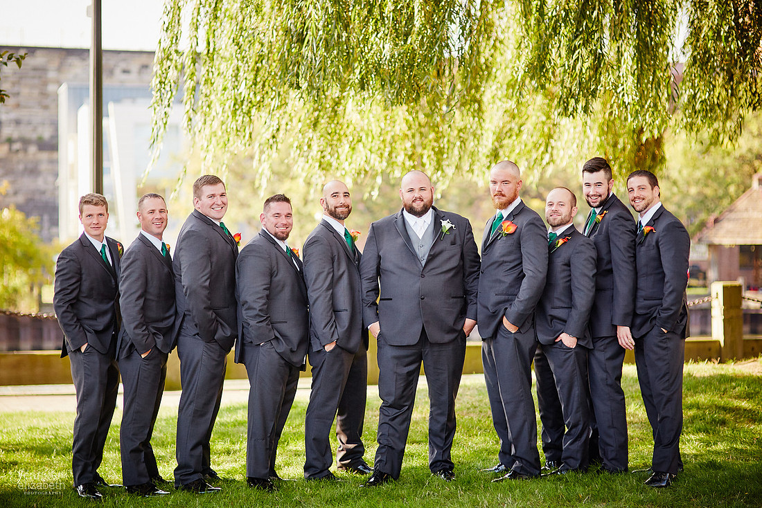 Megan & Rich's Fall Cleveland Wedding in Willoughby and The Flats