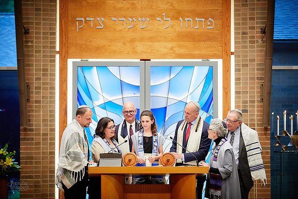 Zoe: Bat Mitzvah at Congregation Beth Tikvah in Worthington