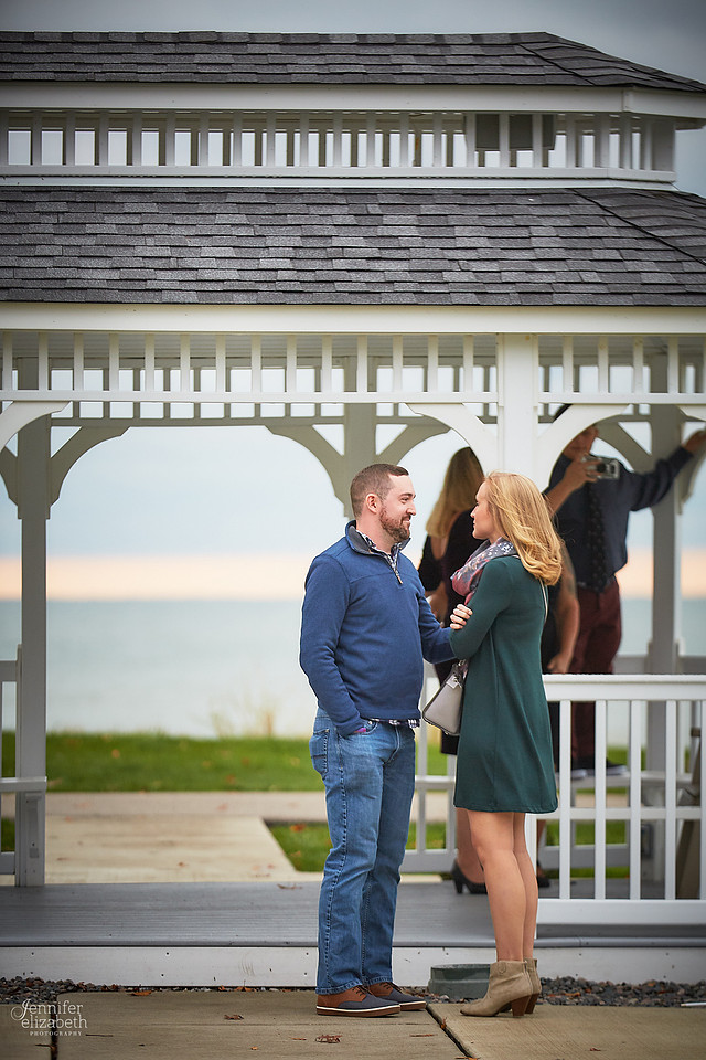 Emily and Colin: Proposal at Geneva on the Lake