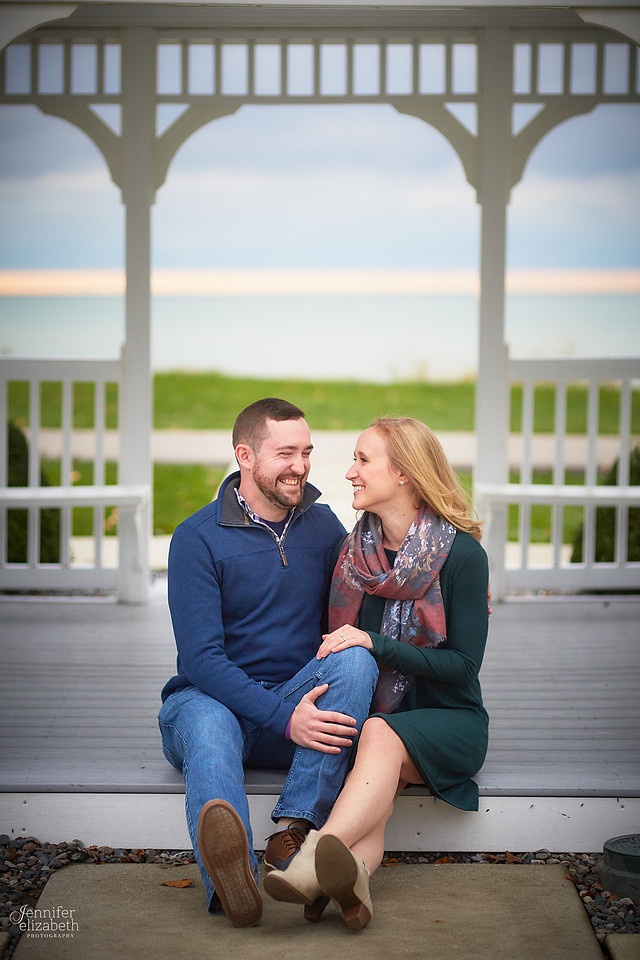 Emily and Colin: Proposal at Geneva on the Lake