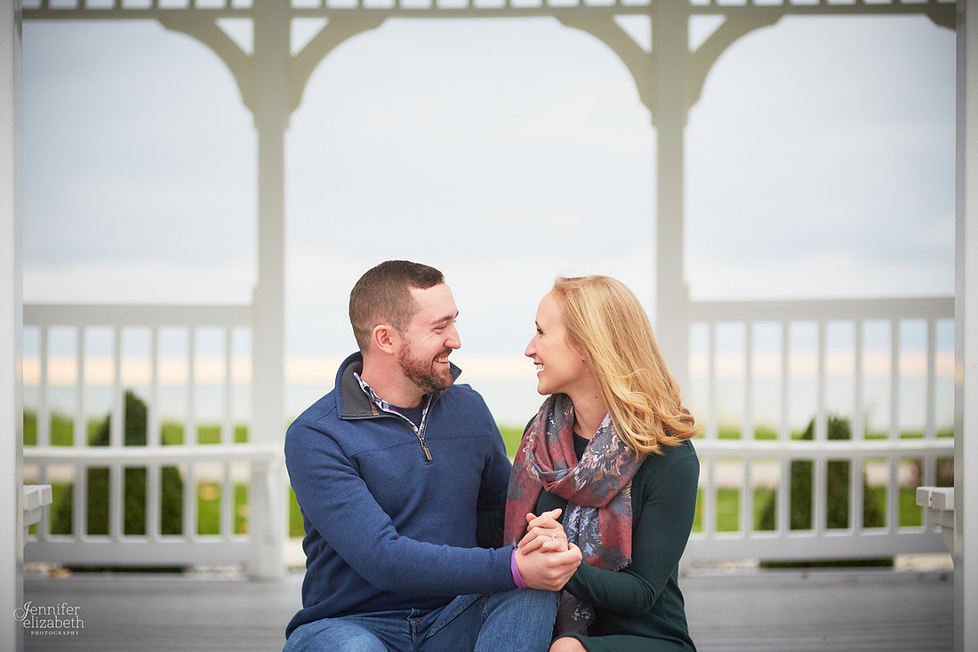 Emily and Colin: Proposal at Geneva on the Lake