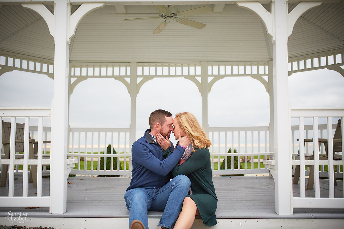 Emily and Colin: Proposal at Geneva on the Lake