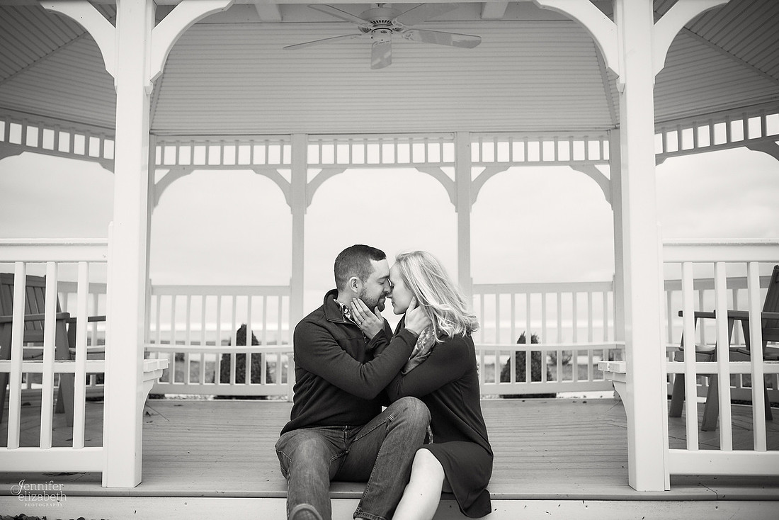 Emily and Colin: Proposal at Geneva on the Lake