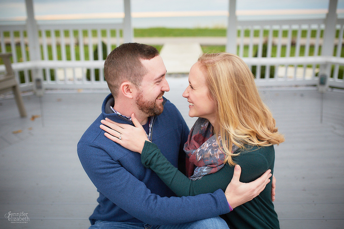 Emily and Colin: Proposal at Geneva on the Lake