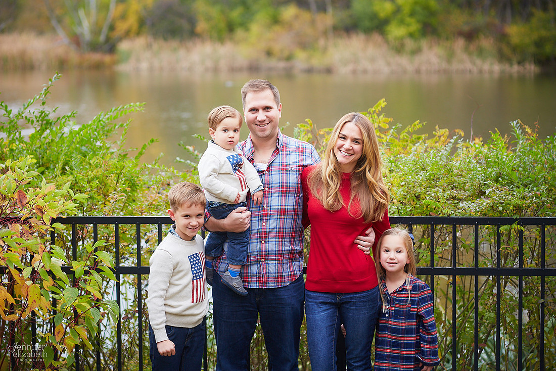The M Family's Portrait Session at Horseshoe Lake in Shaker Heights