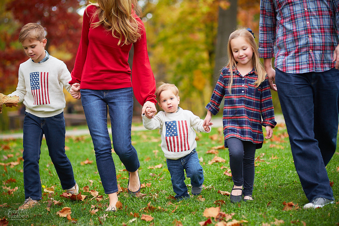 The M Family's Portrait Session at Horseshoe Lake in Shaker Heights