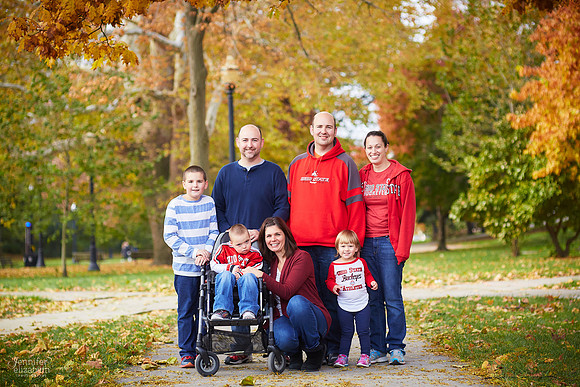 The C Family: Fall Portrait Session in Columbus, Ohio