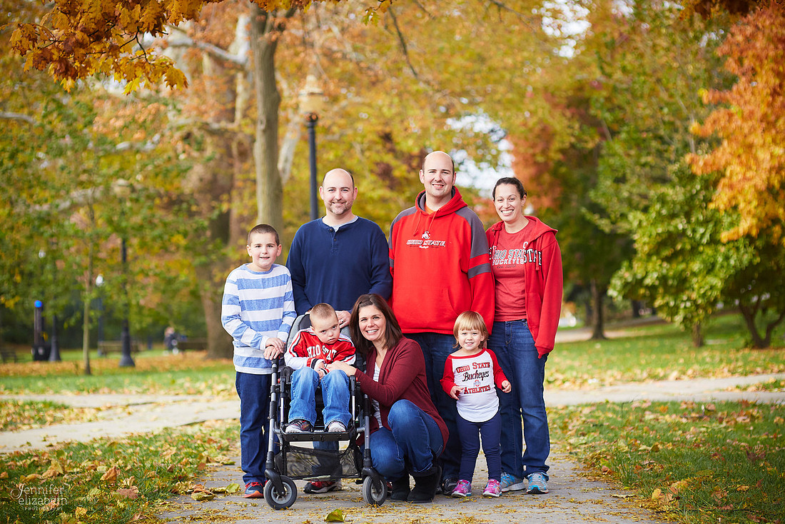 The C Family: Fall Portrait Session in Columbus, Ohio