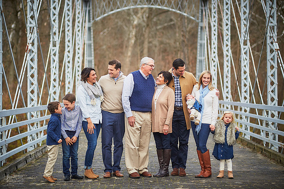 The R Family's Portrait Session in the Brecksville Reservation