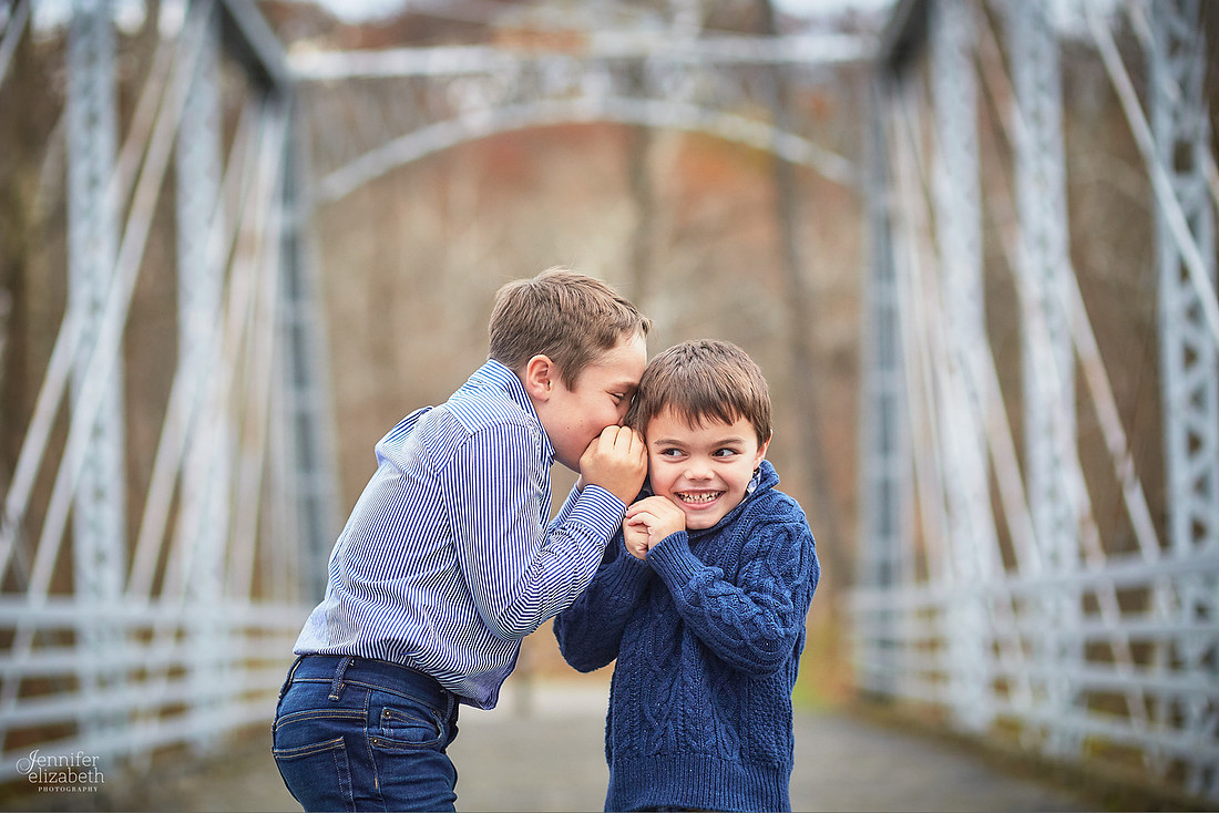The R Family's Portrait Session in the Brecksville Reservation