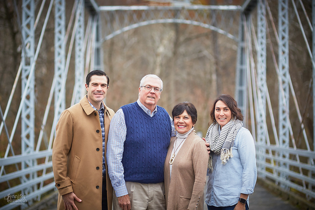 The R Family's Portrait Session in the Brecksville Reservation