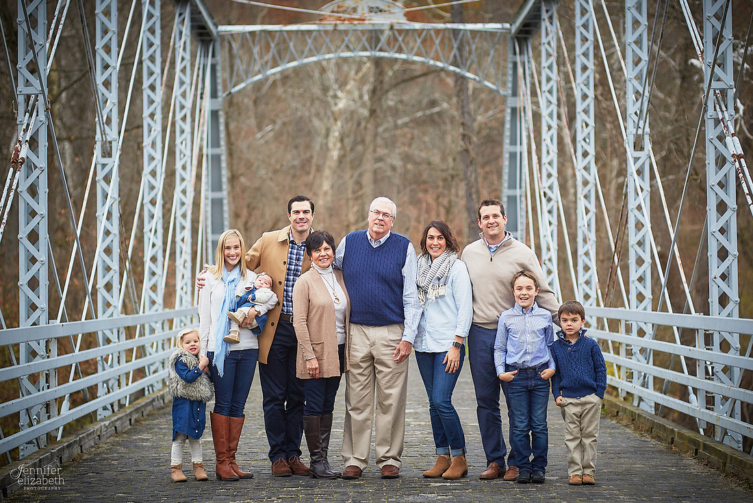 The R Family's Portrait Session in the Brecksville Reservation