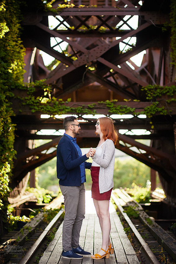 Katie & Sam: Engagement Session in The Flats