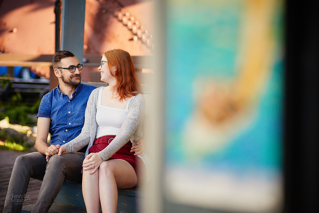 Katie & Sam: Engagement Session in The Flats