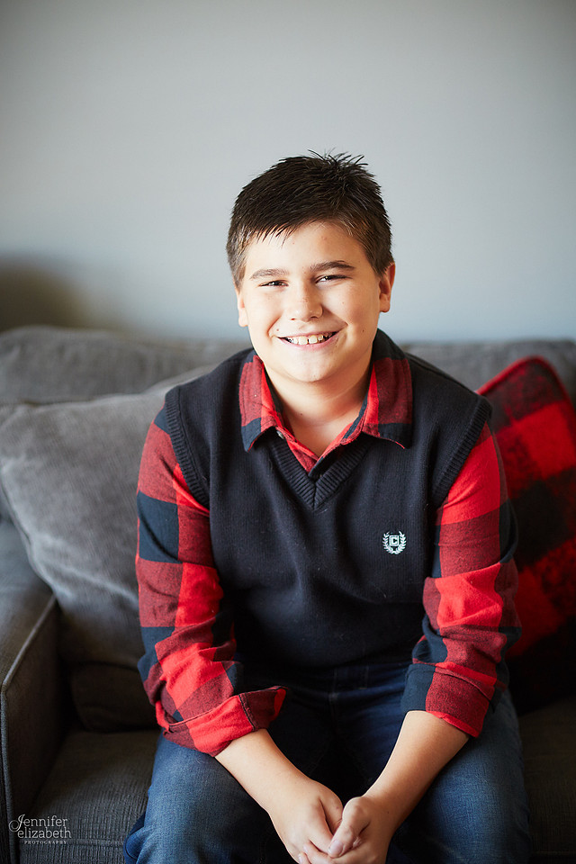 The L Family: Holiday Portrait Session in Granville, Ohio