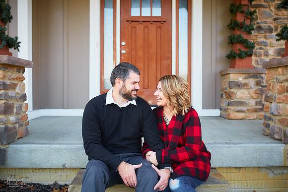 The L Family: Holiday Portrait Session in Granville, Ohio