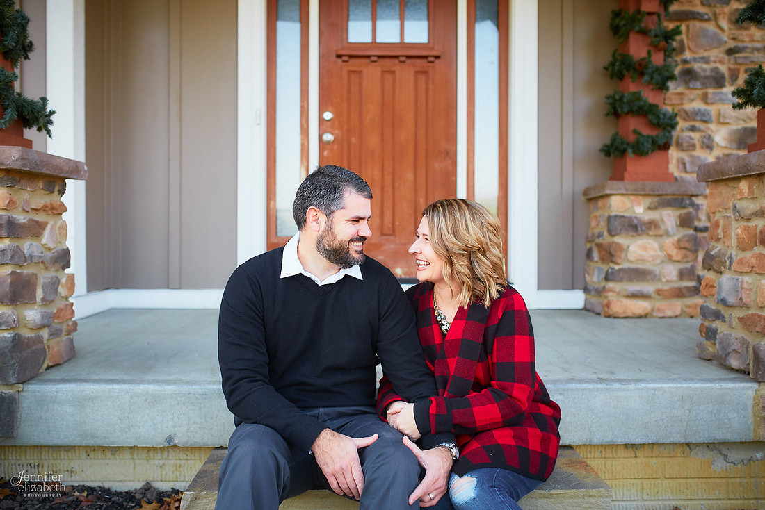 The L Family: Holiday Portrait Session in Granville, Ohio